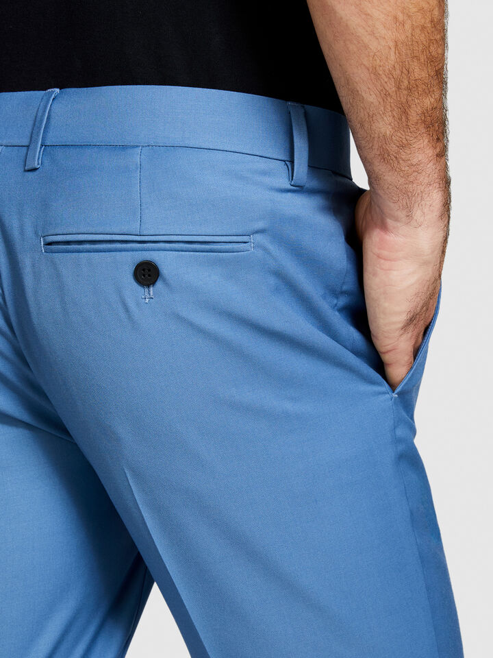 Formal trousers - men's slim fit trousers - Blue | Sisley image number 5